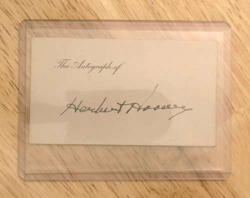 Herbert hoover authentic - herbert,